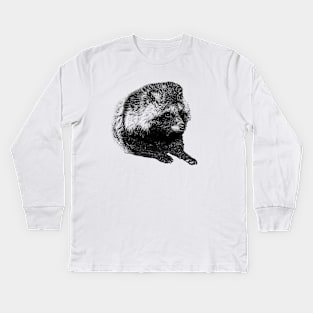 Raccoon dog Kids Long Sleeve T-Shirt